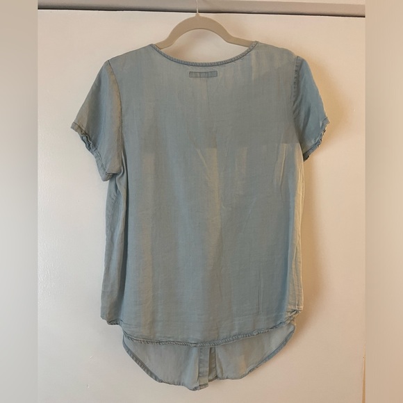 Harper short sleeve, soft denim button up. - Picture 3 of 3